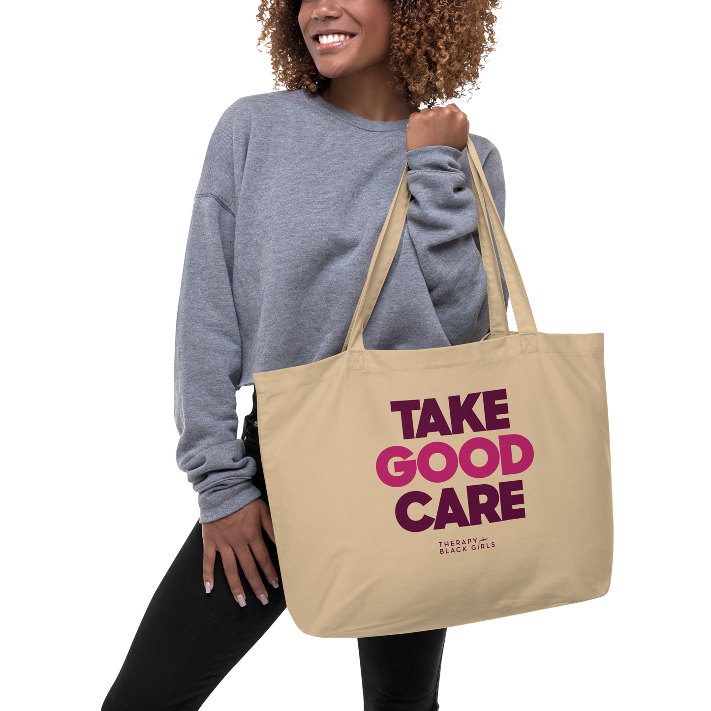 Take Good Care – Large Tote Bag