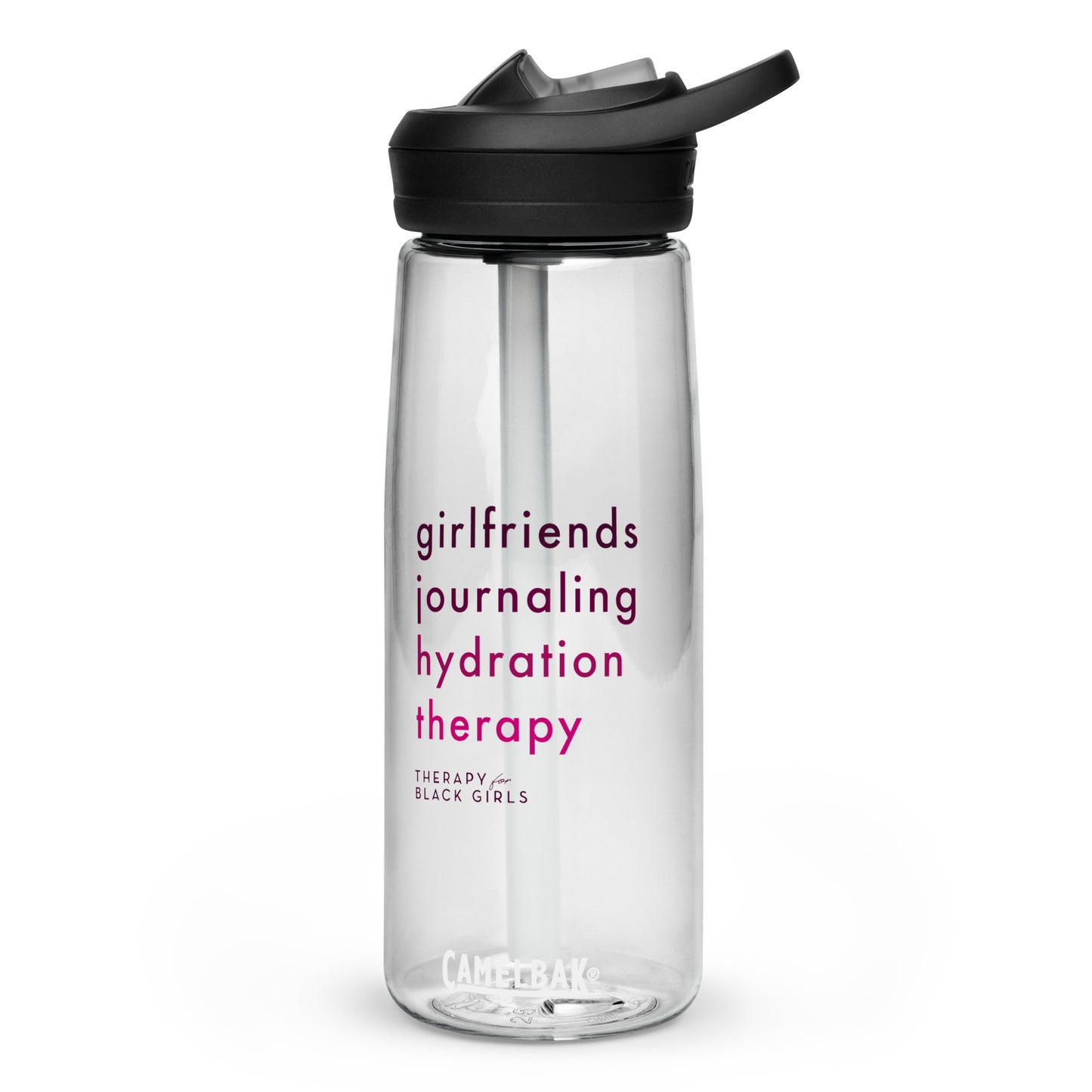 Girlfriends, Journaling, Hydration, Therapy Water Bottle