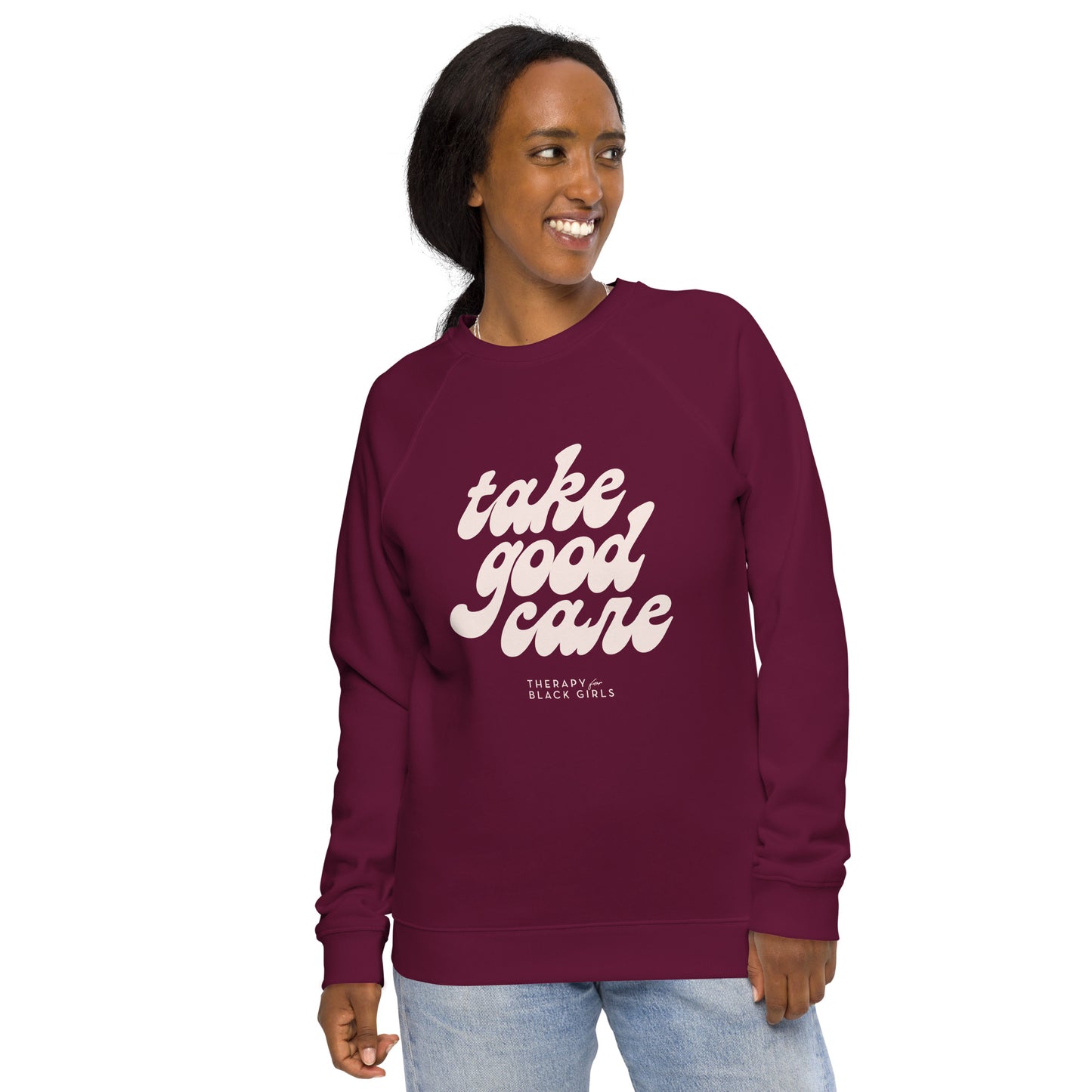 Take Good Care Crewneck – Groovy