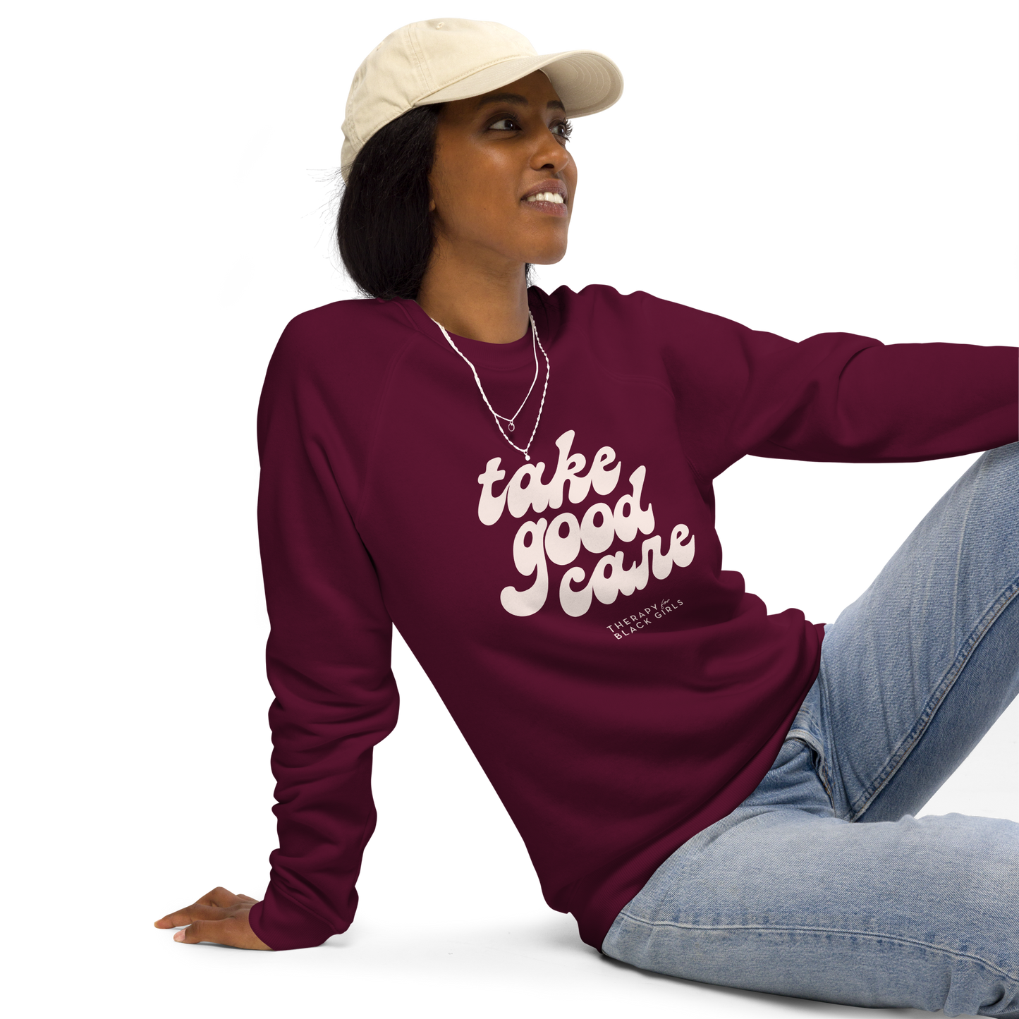 Take Good Care Crewneck – Groovy